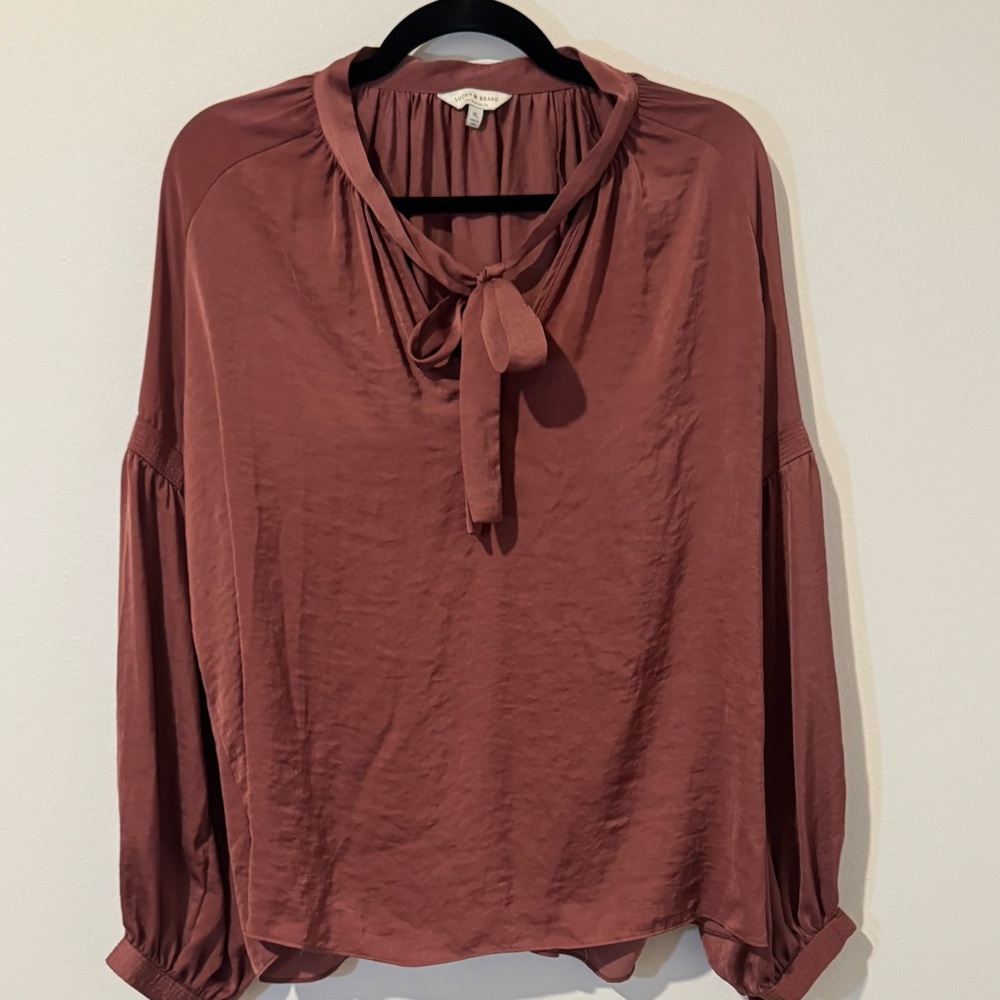 Lucky Brand Women's Blouse in Rust